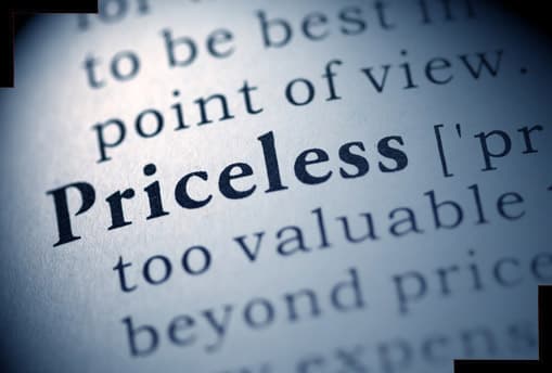 Real value of valuables